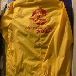 Stranger things surfer boy pizza windbreaker. NWOT